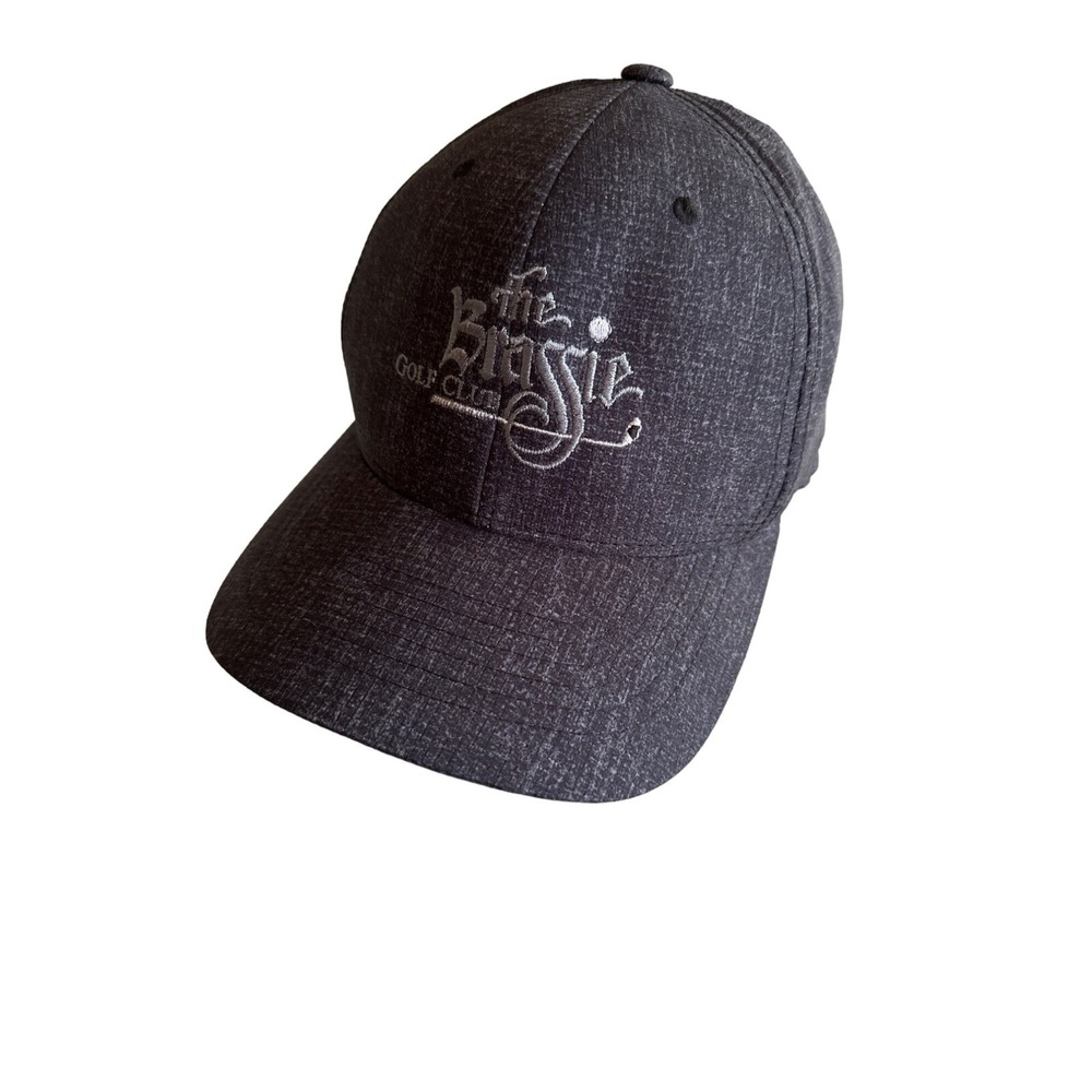 Adidas The Brassie Golf Club Indiana Gray Hat Cap Embroidered Logo Adjustable